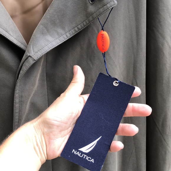 NWT! - NAUTICA Men’s All Season Trench Coat w/Removable Liner - Picture 3 of 15